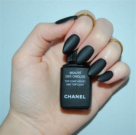 chanel matte black nail polish uk|Chanel nails color chart.